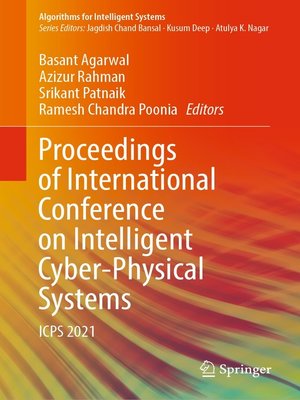 cover image of Proceedings of International Conference on Intelligent Cyber-Physical Systems